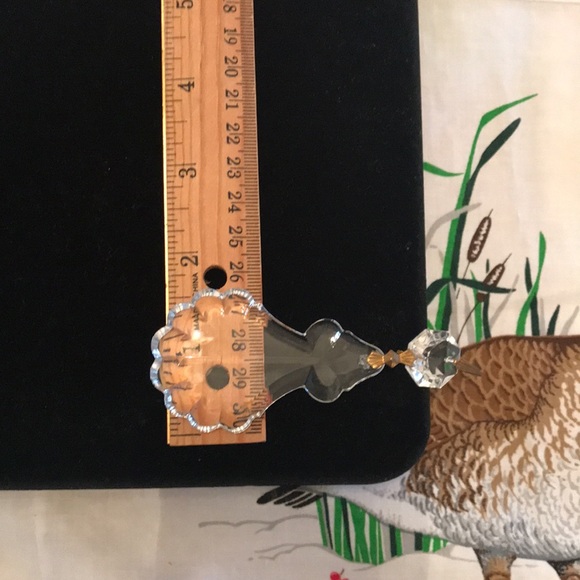 🎀 Vintage French Cut Crystal Pendant- You will 💕 love this piece of glamour. - Picture 11 of 13